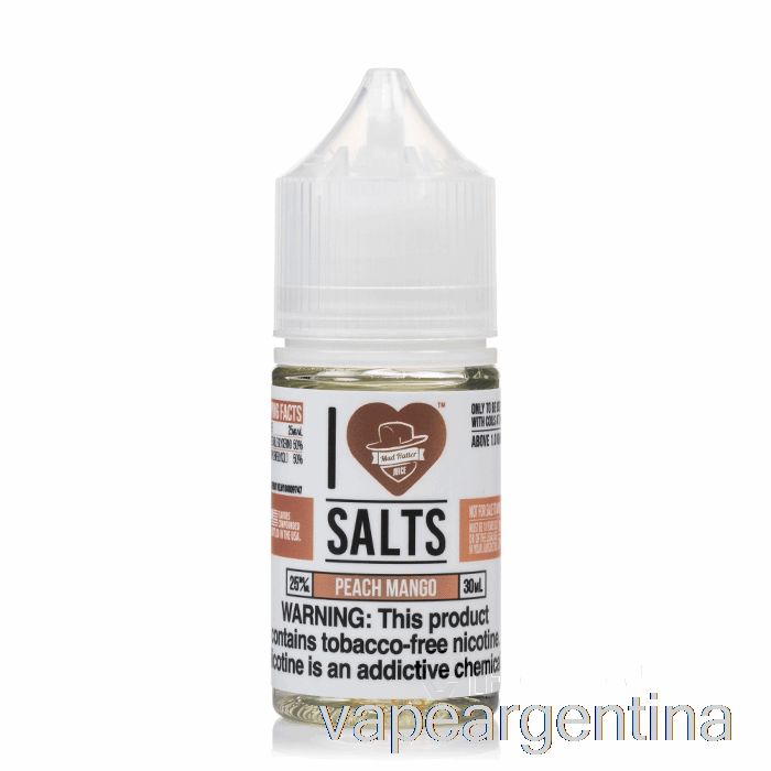 Melocotón Mango - I Love Salts - 30ml 50mg Vape Descartable